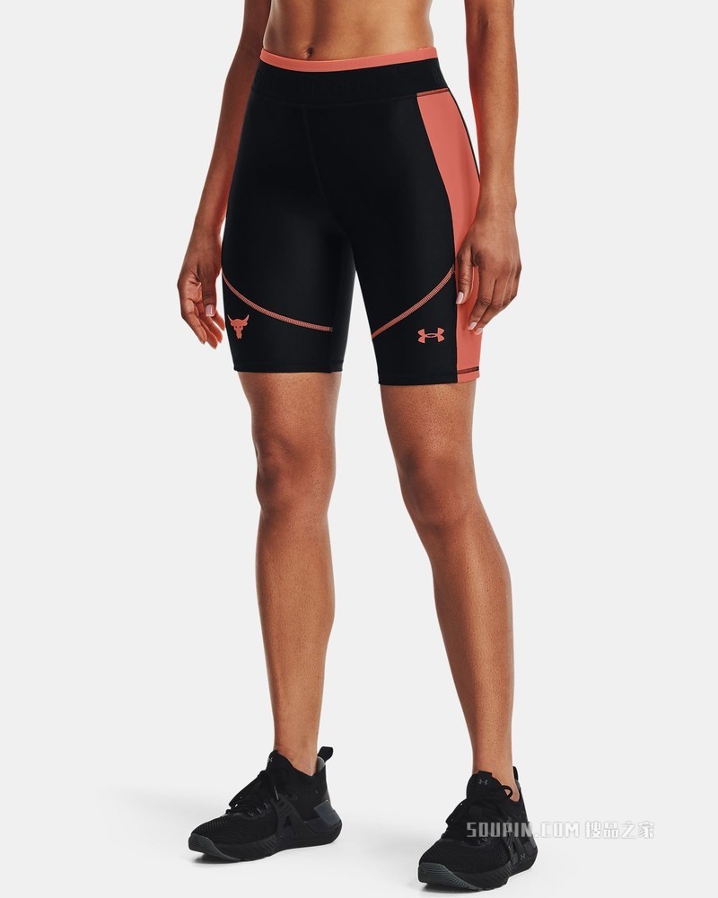 女士Project Rock强森HeatGear® Bike短裤