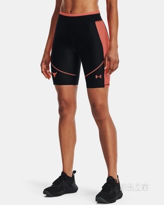 女士Project Rock强森HeatGear® Bike短裤