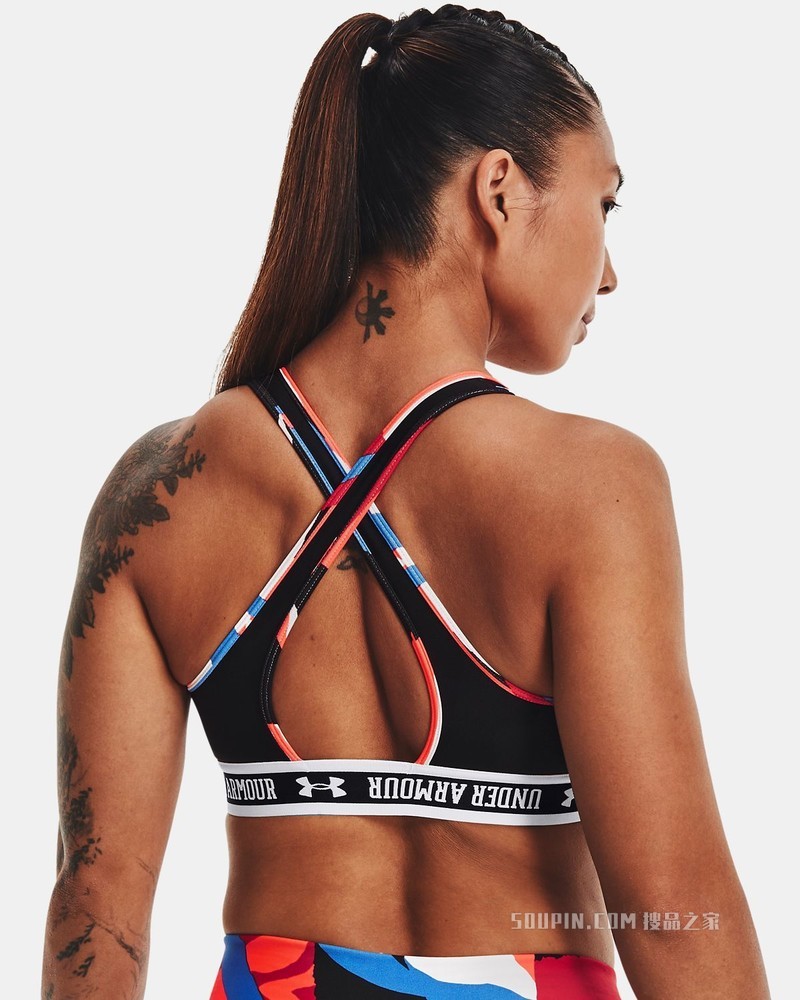 女士Armour Crossback运动内衣—中强度