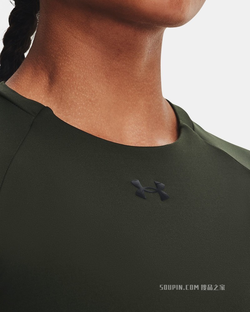 女士UA ColdGear® Cozy Crew圆领运动衣
