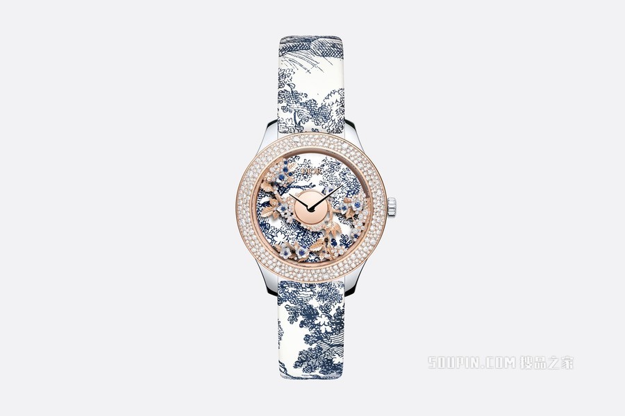 Dior Grand Bal 茹伊印花 直径 36 毫米, 自动上链机芯