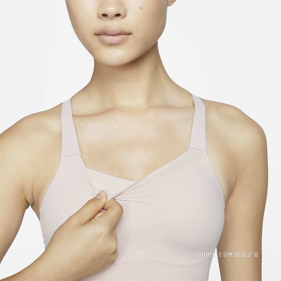 Nike Swoosh Luxe 女子中强度支撑衬垫运动内衣