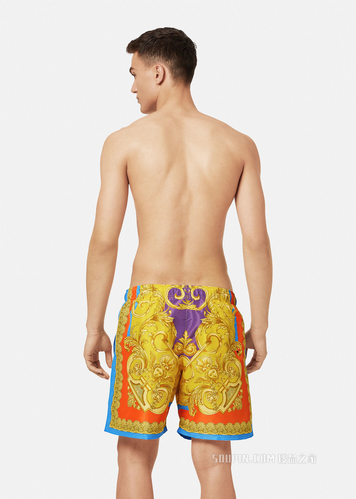 Barocco Goddess中长款泳裤