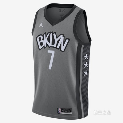 2020 赛季布鲁克林篮网队 (Kevin Durant) Statement Edition Jordan NBA Swingman Jersey 男子球衣