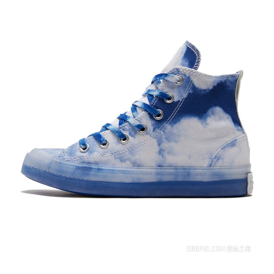 【男女同款】All Star CX云朵图案印花高帮 浮云鞋 中性 宝蓝/白