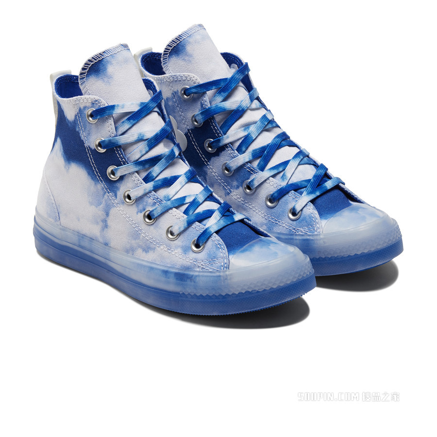 【男女同款】All Star CX云朵图案印花高帮 浮云鞋 中性 宝蓝/白