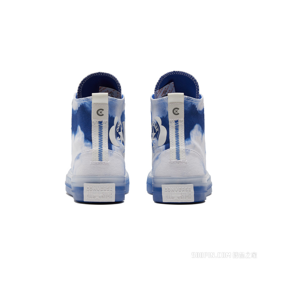 【男女同款】All Star CX云朵图案印花高帮 浮云鞋 中性 宝蓝/白
