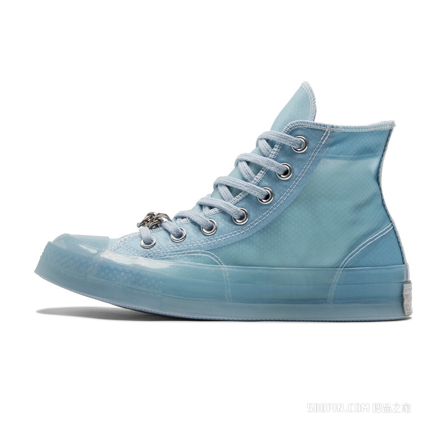 【男女同款】Chuck 70高帮休闲透气运动鞋 冰光蓝 中性 浅蓝