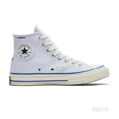 【男女同款】Chuck 70可撕裂帆布鞋运动鞋 极光白 中性 白/多色