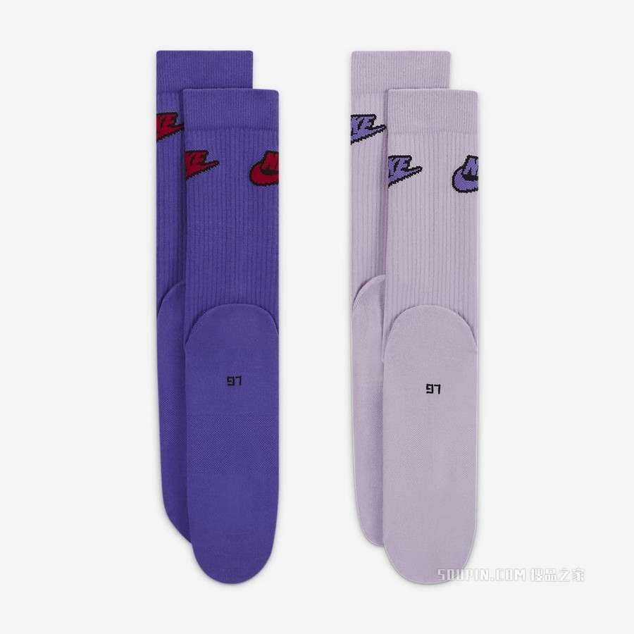Nike Everyday Essential Crew 运动袜（2 双）