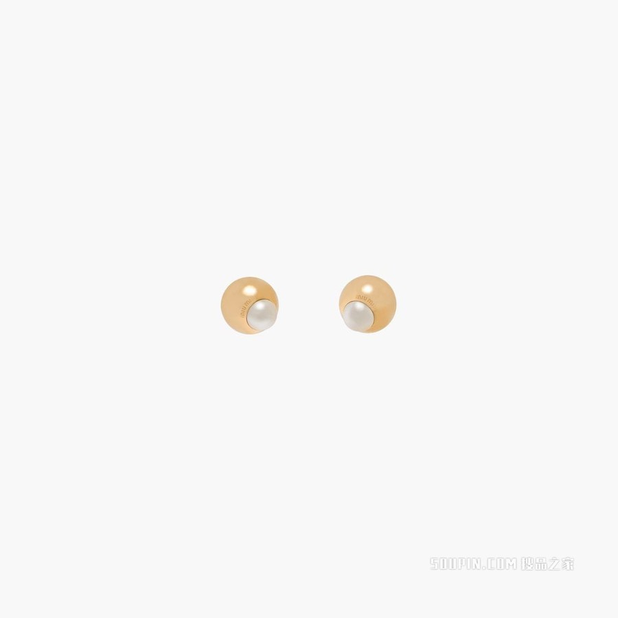 仿珍珠耳环