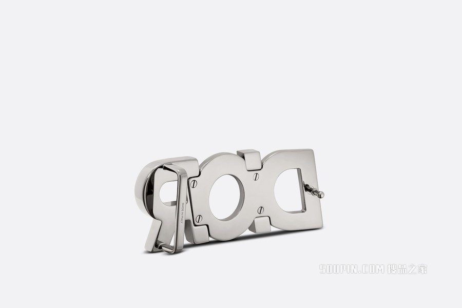 “DIOR”腰带扣 35 毫米金属覆层黄铜