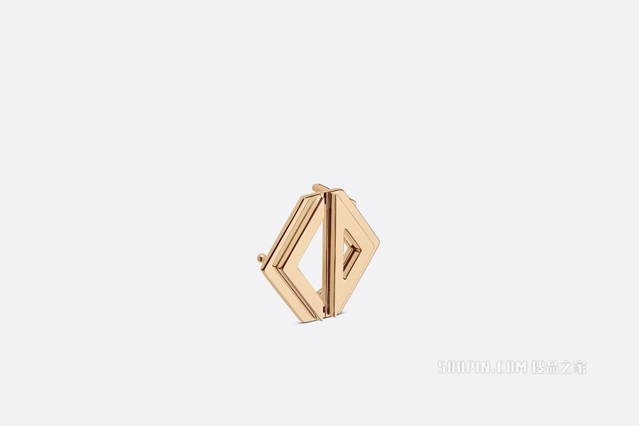 CD Diamond 腰带扣 40 毫米金色饰面黄铜