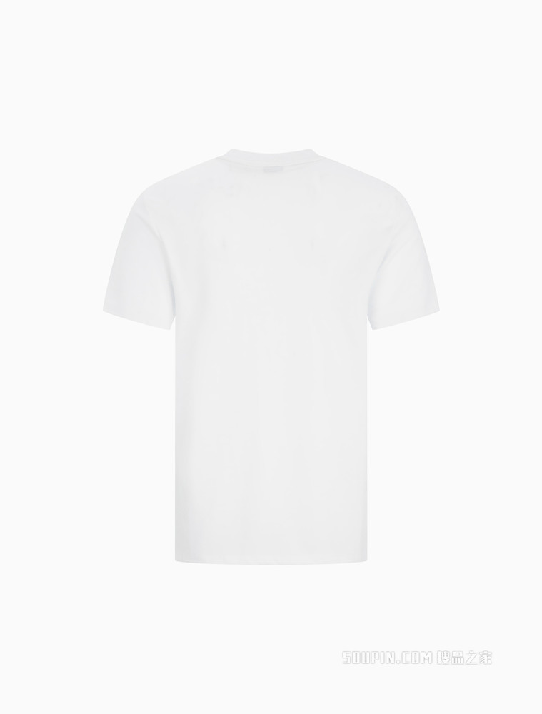 Calvin Klein 22春夏新品新款男士休闲圆领顺色浮雕感LOGO短袖T恤40HC209