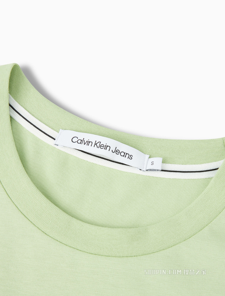 Calvin Klein 22春季新品新款女士舒适简约纯棉醒目LOGO短袖T恤J218885