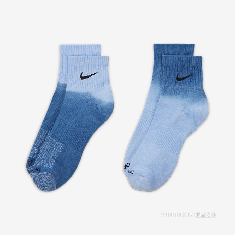 Nike Everyday Plus Cushioned Ankle 运动袜（2 双）