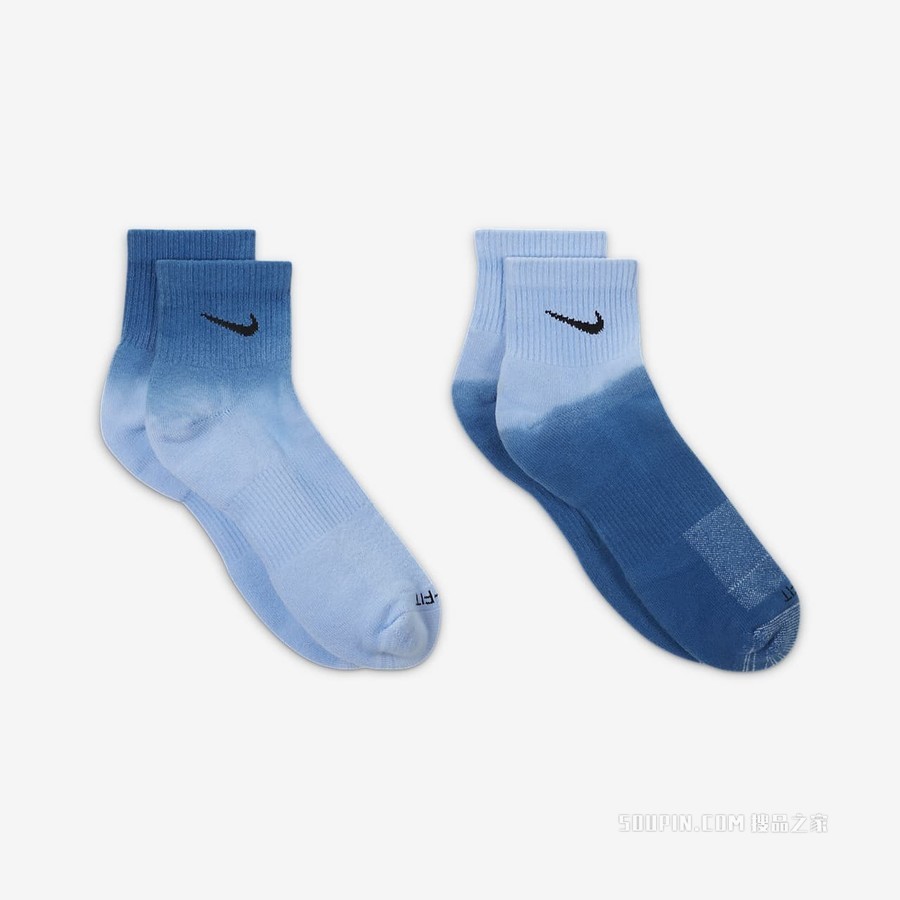Nike Everyday Plus Cushioned Ankle 运动袜（2 双）