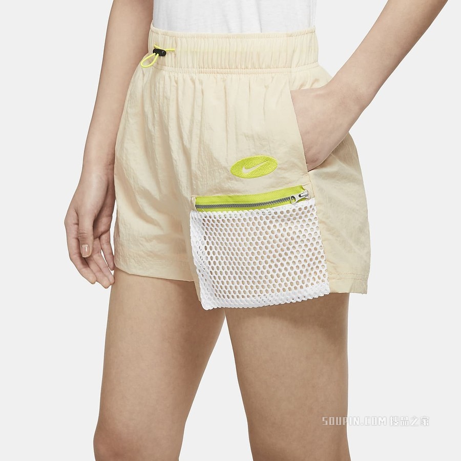 Nike Sportswear Icon Clash 女子高腰梭织短裤