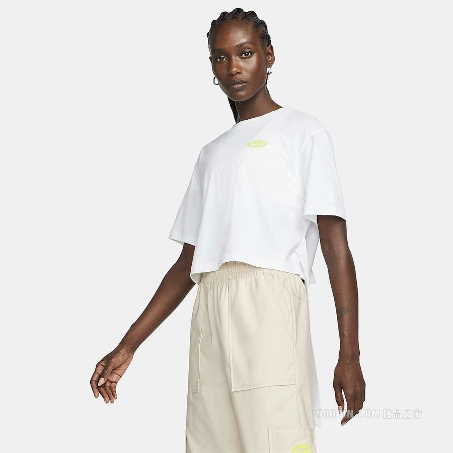 Nike Sportswear Icon Clash Tie 女子短袖上衣