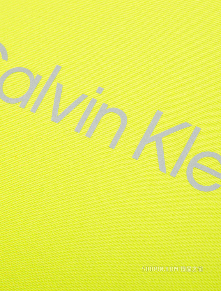 Calvin Klein 22春夏新品男士圆领插肩袖网眼拼接反光LOGO短袖T恤4MS2K109