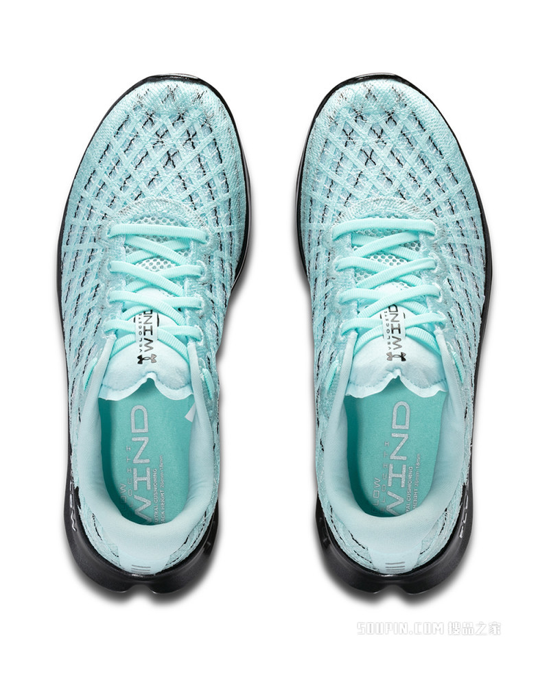 女士UA FLOW Velociti Wind CN跑鞋