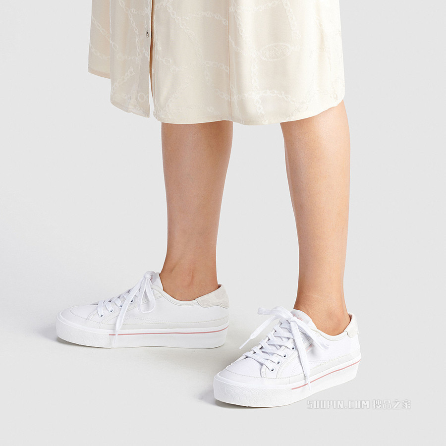 CITYSOLE厚底运动鞋 荧光白色