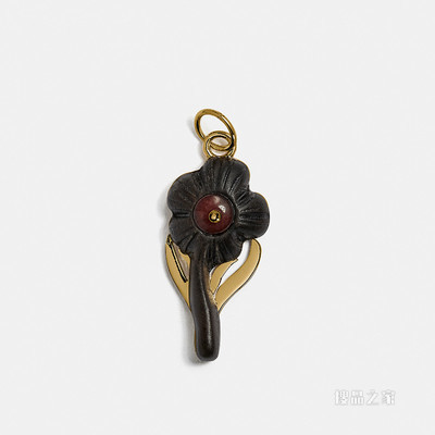 花朵挂件 混合棕色