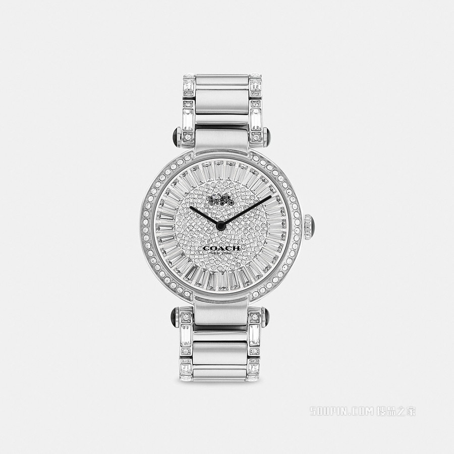 CARY 腕表，34MM 银色