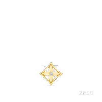 IDYLLE BLOSSOM 18K 金钻石双面耳钉