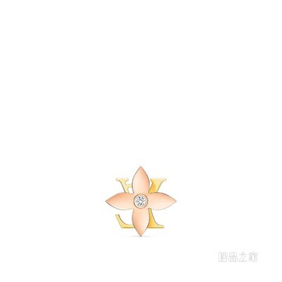 IDYLLE BLOSSOM 18K 金钻石双面耳钉