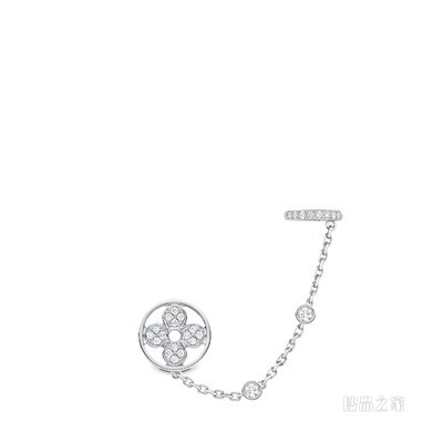 IDYLLE BLOSSOM MONO CHAIN 18K 金钻石耳环