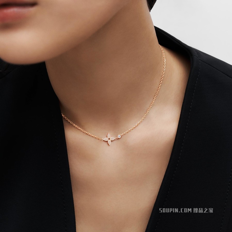 IDYLLE BLOSSOM 18K 金钻石项链