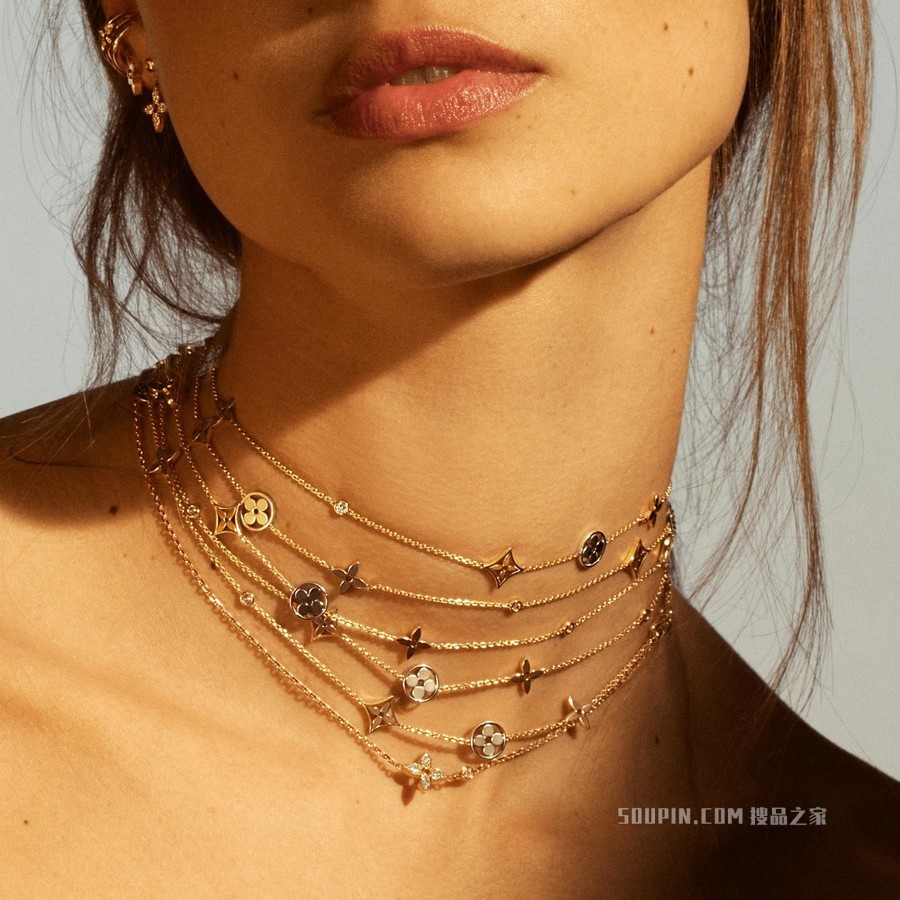 IDYLLE BLOSSOM 18K 金钻石项链
