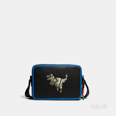COACH X MICHAEL B. JORDAN CHARTER 24号斜挎包，配拼色干化REXY JIBLC