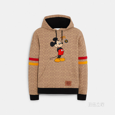 DISNEY X COACH米奇经典标志连帽卫衣 RYU