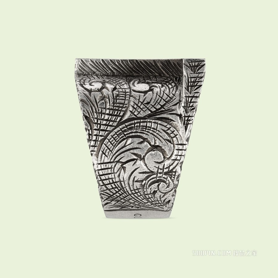 字母“Y”造型纯银戒指 纯银