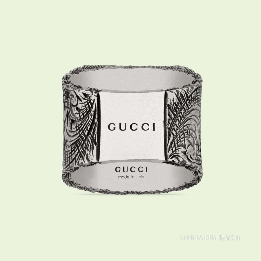 字母“Y”造型纯银戒指 纯银