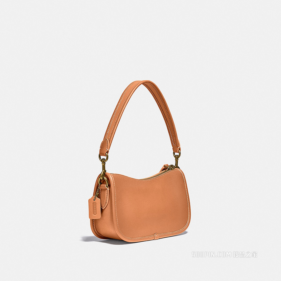 COACH/蔻驰】SWINGER 20号手袋黄铜色硬件/自然色C2643_B4/NA-搜