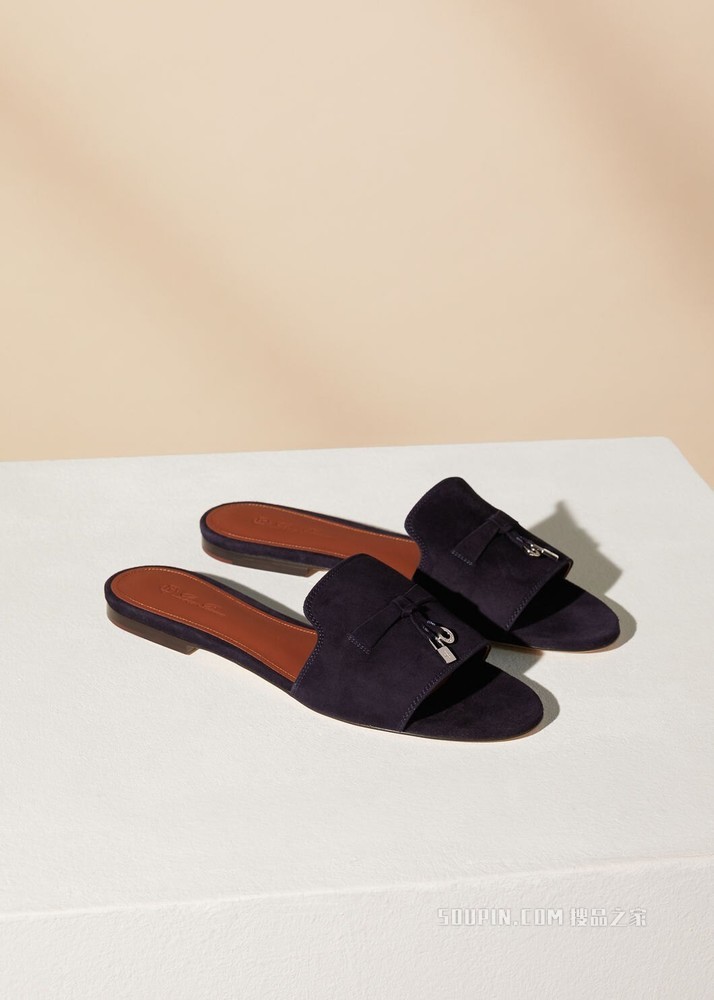 Summer Charms Slipper 凉鞋 绒面小山羊皮