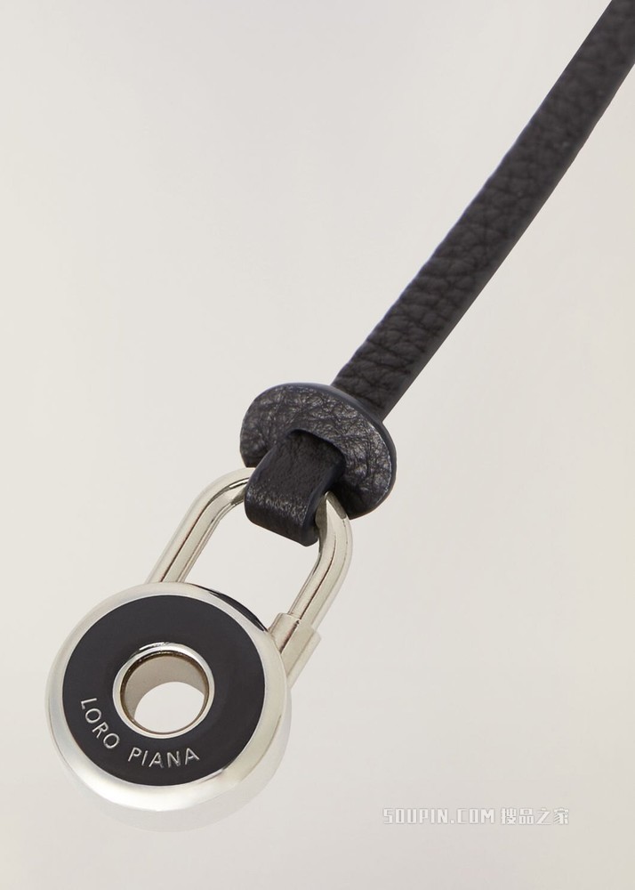 Padlock Charm 挂锁坠饰 染色小牛皮