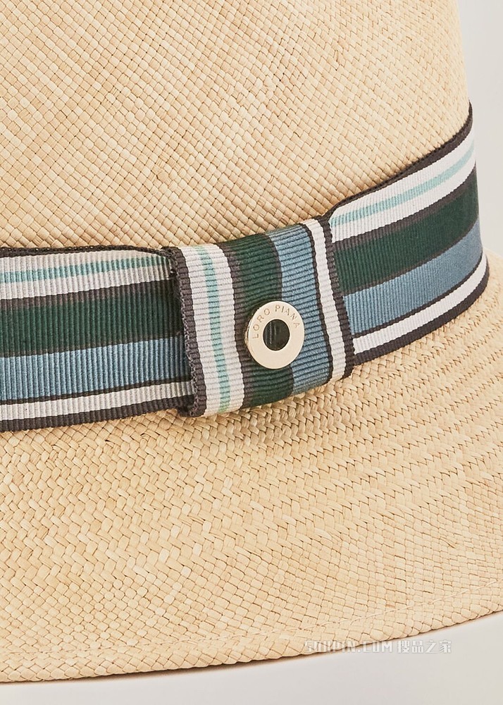 The Suitcase Stripe Ingrid 帽子 稻草