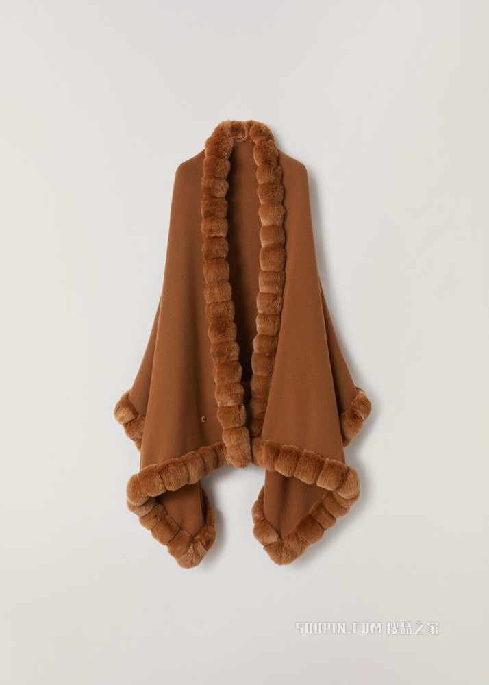 Jersey Vicuna 披肩 骆马毛
