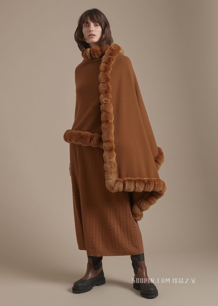 Jersey Vicuna 披肩 骆马毛