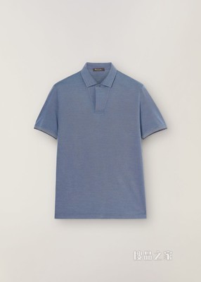 Open Mm Pique Polo 衫 棉 , 桑蚕丝