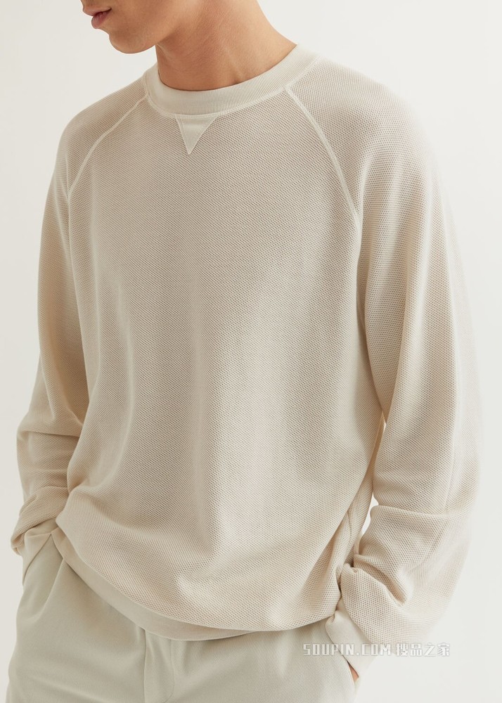 Pique Huck 圆领针织衫 棉