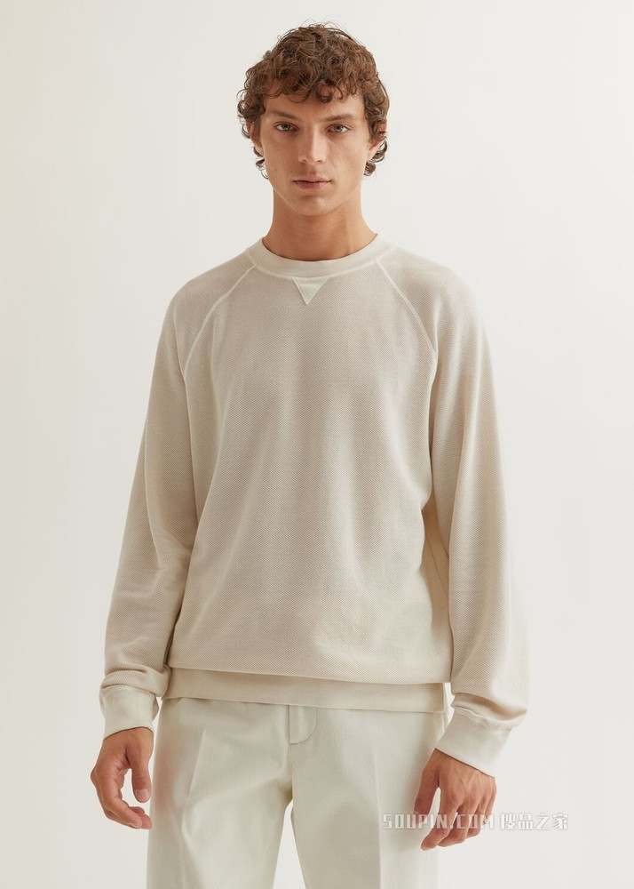 Pique Huck 圆领针织衫 棉