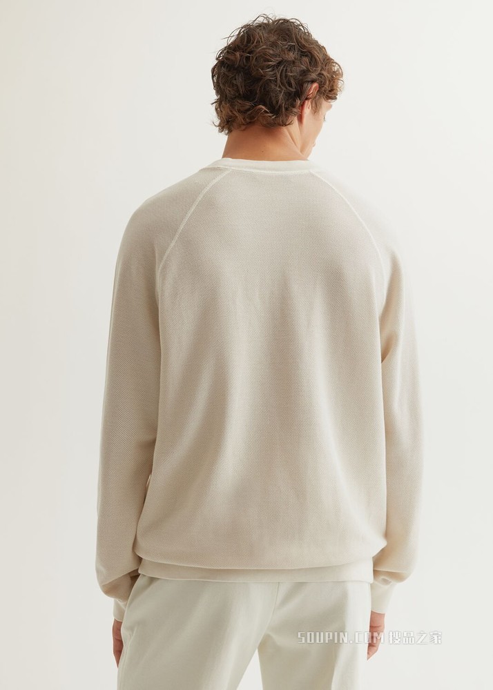 Pique Huck 圆领针织衫 棉