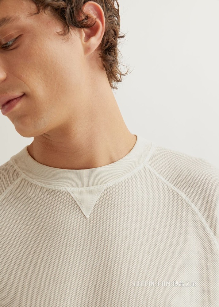 Pique Huck 圆领针织衫 棉