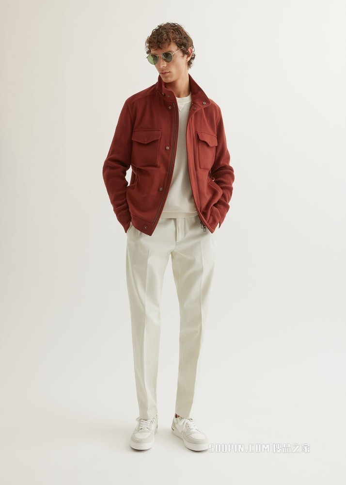 Pique Huck 圆领针织衫 棉