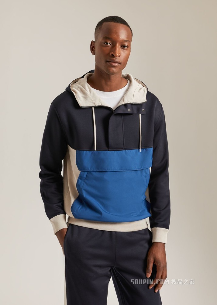 Medfield 连帽外套 桑蚕丝, 初剪羊毛